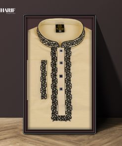 Premium Khadi Embroidery Panjabi