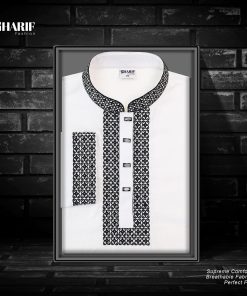 Premium Khadi Embroidery Panjabi