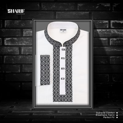 Premium Khadi Embroidery Panjabi