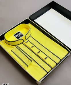 Elite Quality Embroidered Panjabi কোড- 101