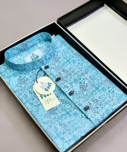 Sky Blue Pakistani Cotton কোড-25