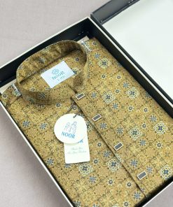 Deep Yellow Pakistani Girja Cotton কোড-15