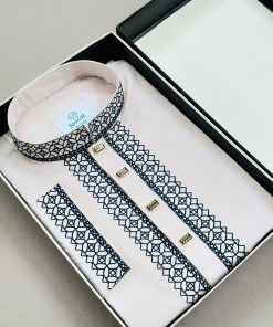 Elite Quality Embroidered Panjabi কোড- 203